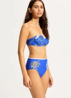 Seafolly Ahoy Bustier Bikini Top - | Underwire|Underwire