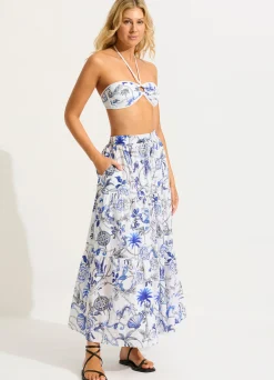 Seafolly Ahoy Maxi Skirt - | Skirts & Sarongs