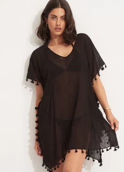 Seafolly Amnesia Kaftan - | Beach Dresses|Kaftans & Cover Ups