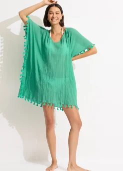 Seafolly Amnesia Kaftan - | Kaftans & Cover Ups
