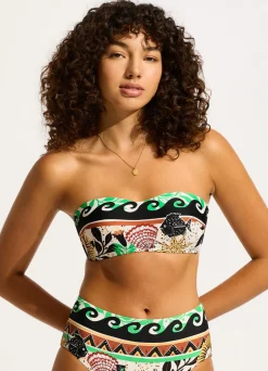 Seafolly Atlantis Bustier Bandeau Bikini Top - | Bikinis|Bandeau