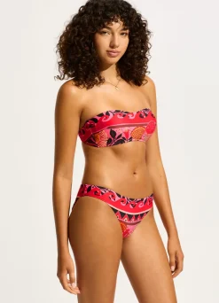 Seafolly Atlantis Bustier Bandeau Bikini Top - | Bikinis|Bandeau