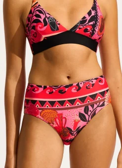 Seafolly Atlantis High Waisted Bikini Bottom - | Bikinis|High Waisted