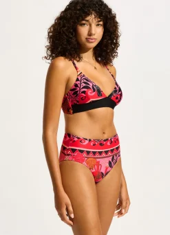 Seafolly Atlantis High Waisted Bikini Bottom - | Bikinis|High Waisted