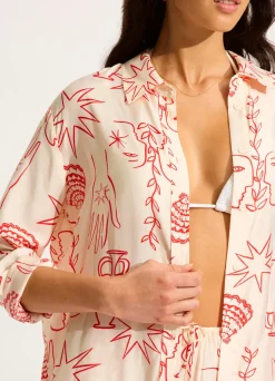 Seafolly Atlantis Shirt - | Tops