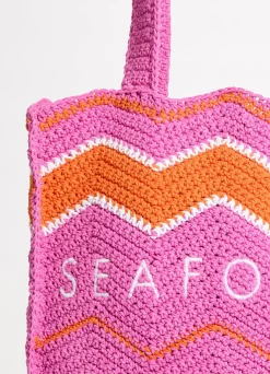 Seafolly Beach Bazaar Crochet Tote Bag - | Beach Bags