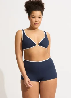 Seafolly Beach Bound Boyleg Bikini Bottom - | More Coverage|More Coverage