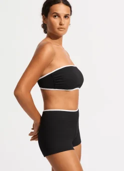 Seafolly Beach Bound Boyleg Bikini Bottom - | Bikinis|More Coverage