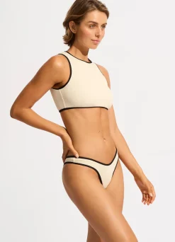 Seafolly Beach Bound Cropped Tank Bikini Top - | Bikinis|Bralette