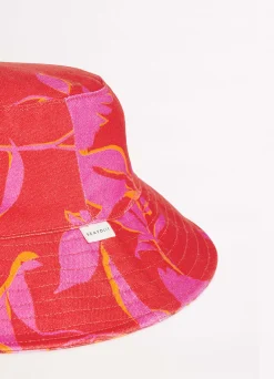 Seafolly Birds Of Paradise Bucket Hat - | Beach Hats