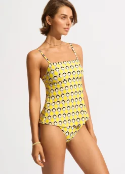 Seafolly Birds Of Paradise Reversible Hipster Bikini Bottom - | Hipster|Hipster