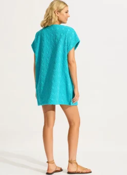 Seafolly Birds Of Paradise Towel Poncho - | Beach Towels