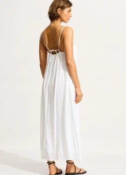 Seafolly Broderie Maxi Dress - | Beach Dresses