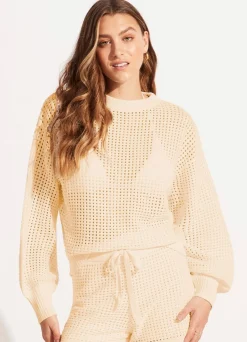 Seafolly Byron Knit Jumper - | Tops