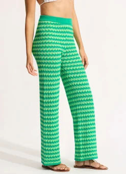 Seafolly Carnaby Knit Pant - | Pants & Shorts