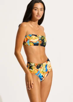 Seafolly Ciao Bella Bandeau Bikini Top - | Bikinis|Bandeau