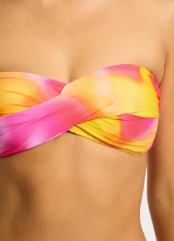 Seafolly Colour Crush Twist Bandeau Bikini Top - | Bandeau|Bandeau