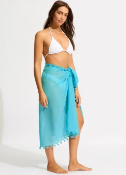 Seafolly Cotton Gauze Sarong - | Skirts & Sarongs