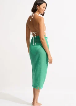 Seafolly Cotton Gauze Sarong - | Skirts & Sarongs