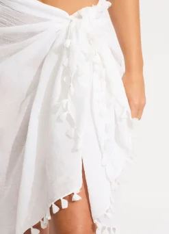 Seafolly Cotton Gauze Sarong - | Skirts & Sarongs