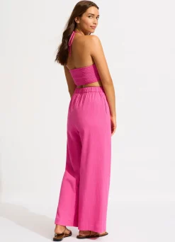 Seafolly Crinkle Beach Pant - | Pants & Shorts
