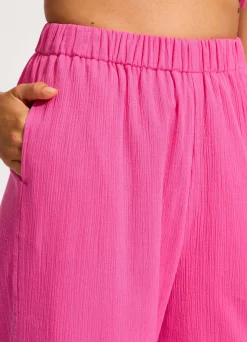 Seafolly Crinkle Beach Pant - | Pants & Shorts