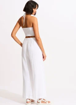Seafolly Crinkle Beach Pant - | Pants & Shorts