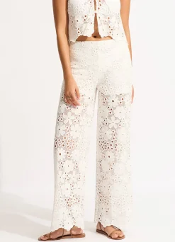 Seafolly Crochet Pant - | Pants & Shorts