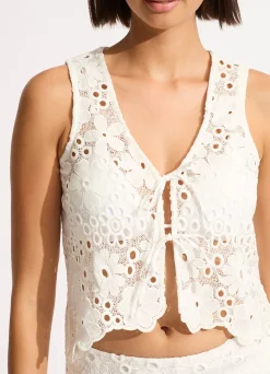 Seafolly Crochet Top - | Tops