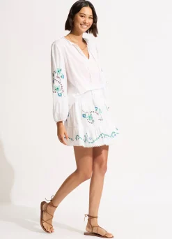 Seafolly Eden Embroidery Skirt - | Skirts & Sarongs