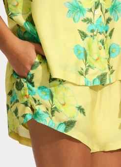 Seafolly Garden Party Short - Lime Light| Pants & Shorts