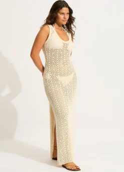 Seafolly Maxi Knit Cover Up - | Beach Dresses