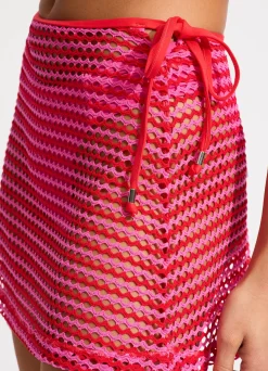 Seafolly Mesh Effect A-Line Skirt - | Skirts & Sarongs