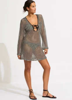 Seafolly Mesh Effect Cover Up - | Maternity|Beach Dresses