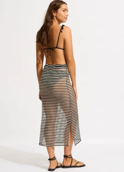 Seafolly Mesh Effect Midi Skirt - | Skirts & Sarongs
