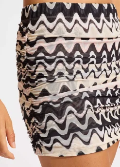 Seafolly Neue Wave Mesh Mini Skirt - | Skirts & Sarongs