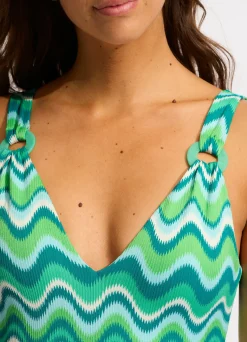 Seafolly Neue Wave V Neck One Piece - | V Neck|V Neck