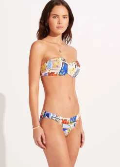 Seafolly On Vacation Bustier Bandeau Bikini Top - | Bandeau|Bandeau