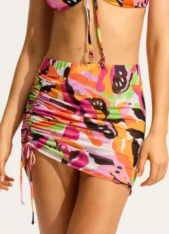 Seafolly Rio Mesh Mini Skirt - | Skirts & Sarongs