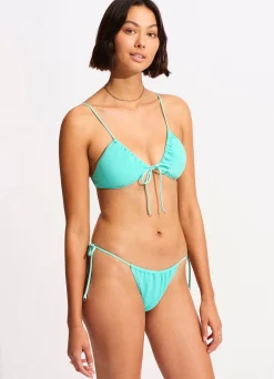 Seafolly Sea Dive DrawstringTie Side Rio Pant - | High Cut|High Cut