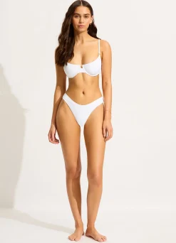 Seafolly Sea Dive High Cut Rio Bikini Bottom - | Bikinis|High Cut