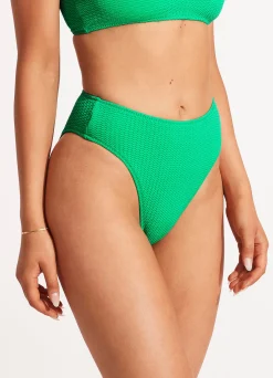 Seafolly Sea Dive High Rise Pant - | High Waisted|High Waisted