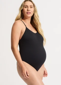 Seafolly Sea Dive Scoop Neck One Piece - | Square Neck|Square Neck