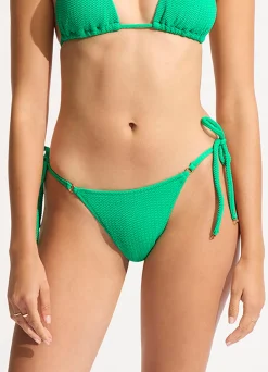 Seafolly Sea Dive Tie Side Rio Pant - | High Cut|High Cut