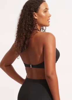 Seafolly Collective Halter Bandeau Bikini Top - | Bandeau|Bandeau