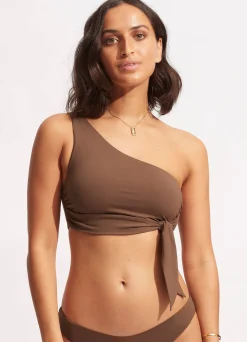 Seafolly Collective One Shoulder Top - | One Shoulder|One Shoulder