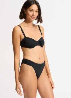 Seafolly Collective Ruched Underwire Bikini Top - | Underwire|Underwire