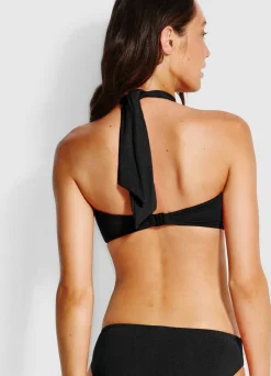 Seafolly Halter Bandeau Bikini Top - | Bandeau|Bandeau