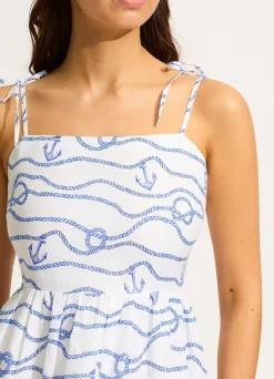 Seafolly Set Sail Mini Dress - | Beach Dresses