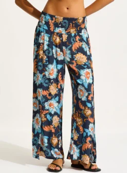 Seafolly Spring Festival Shirring Pant - | Pants & Shorts